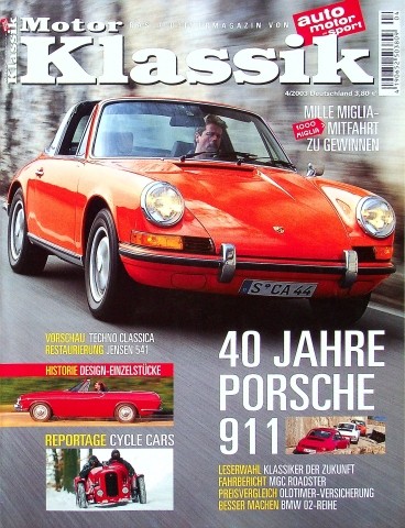 Deckblatt Motor Klassik (04/2003)